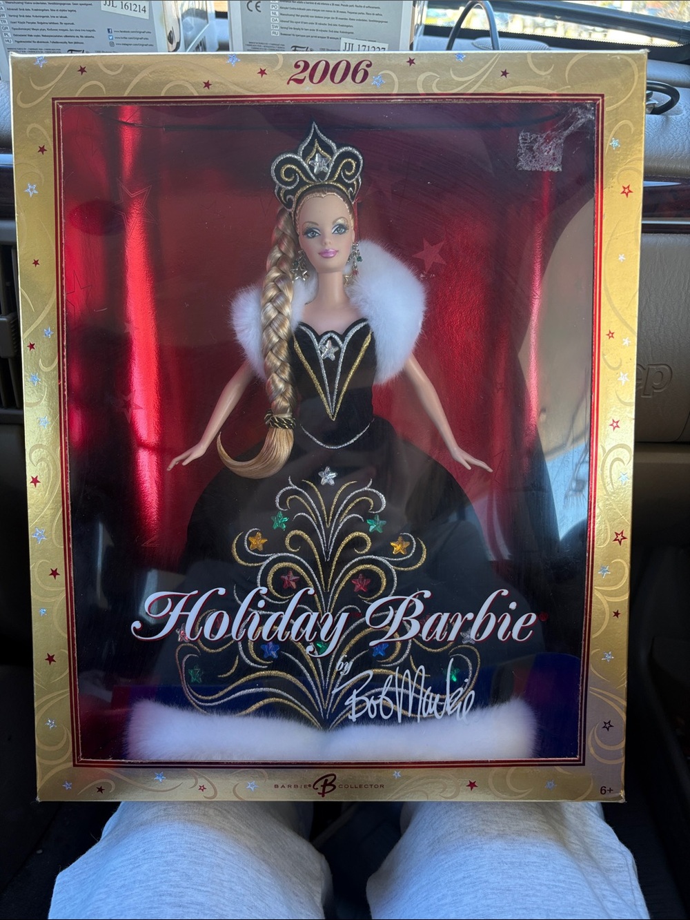 Holiday Barbie 2006 Doll by Bob Mackie. SEALED. in Black, Gold and White